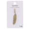 Gold Feather Pendant by Bead Landing™